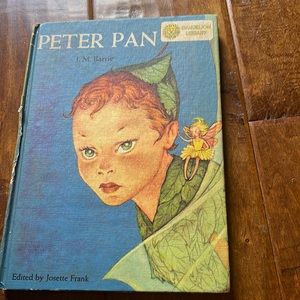 Peter Pan /Alice in wonderland 1955 original book vintage
